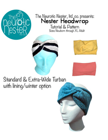 Nester Headwrap Headband Pattern and Tutorial - A4