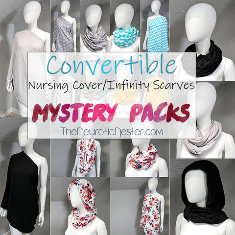 Mystery Pack Convertible Nursing Infinity Scarves